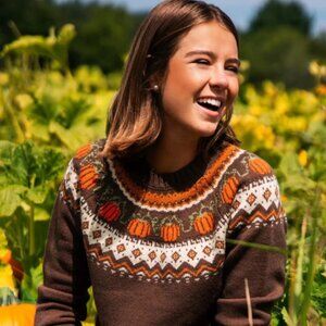 Kiel James Patrick Copy Pumpkin Sweater in Brown